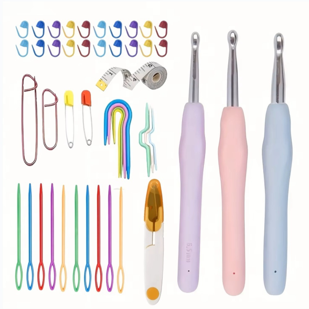 Sewing Necessities - Ergonomic Crochet Hooks Set Large Size