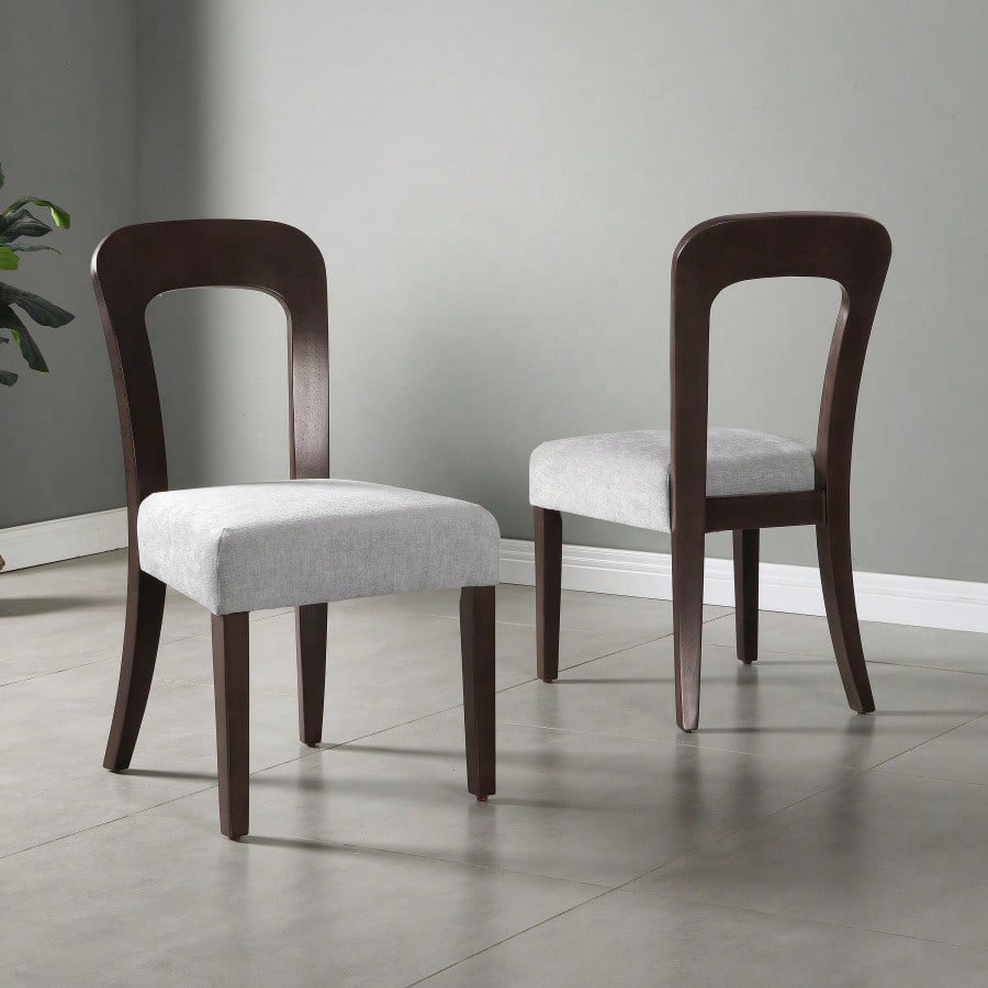 Dining Chairs Set Of 2, Uphols - Fabric Weight Set 评论和价格