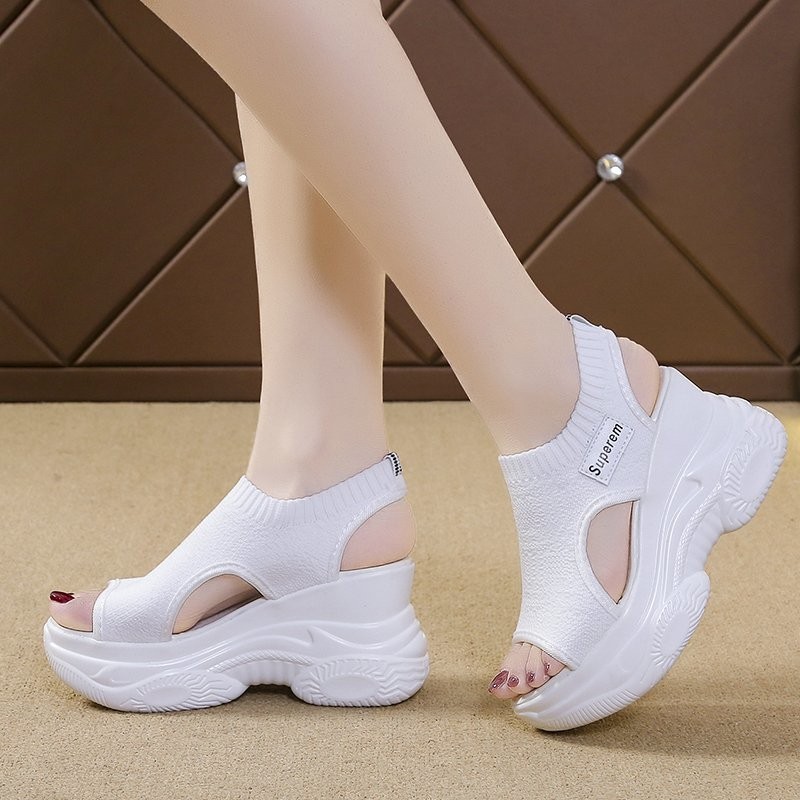 Women's Sandals 2025 Summer We - Elastic Waistband Roll 评论和价格