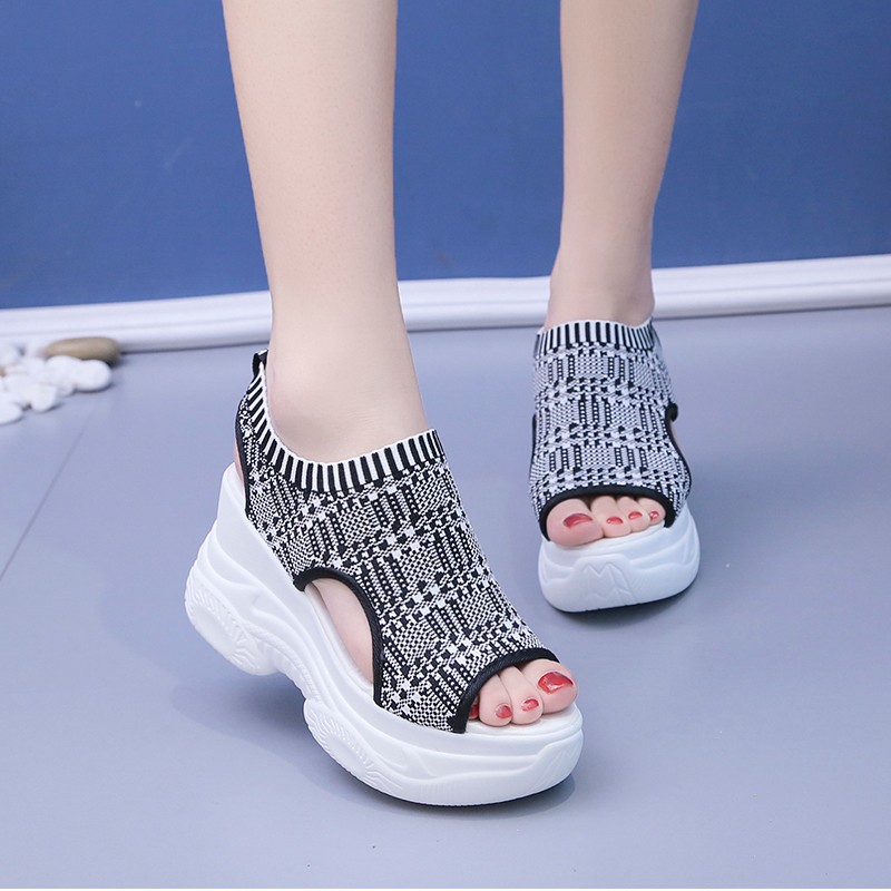 Women's Sandals 2025 Summer We - Elastic Waistband Roll 评论和价格
