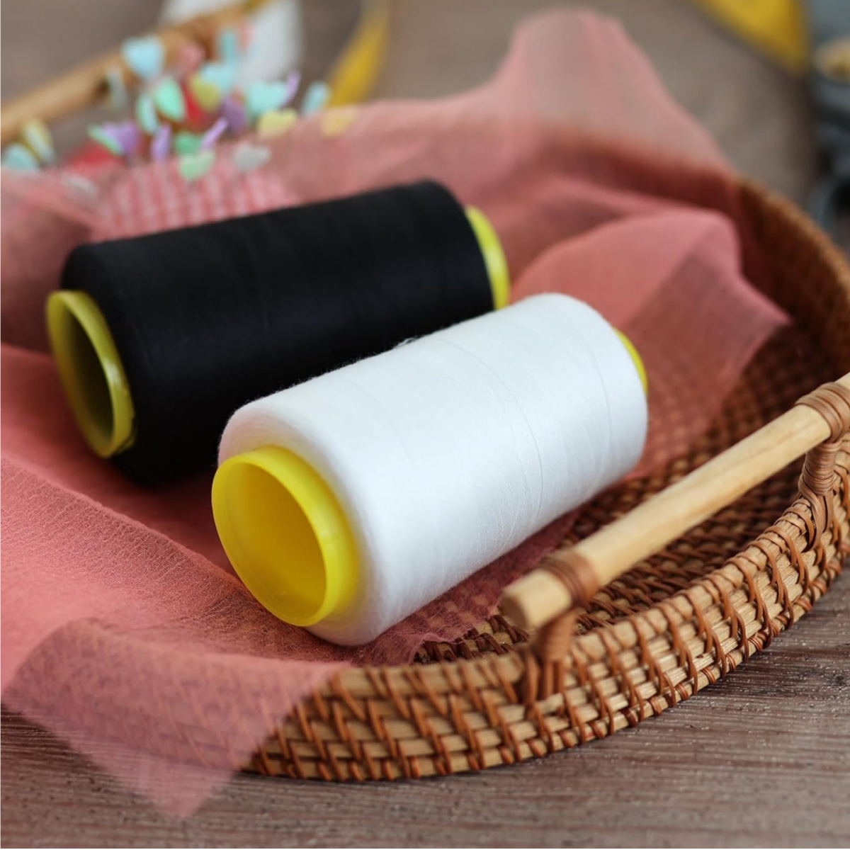 1-6Rolls 3000 Yard Each Serger - Serger Thread Cone 评论和价格