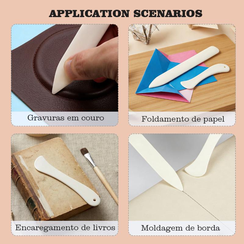Leather Craft Bone Folder 2Pcs - Sewing Necessities 评论和价格
