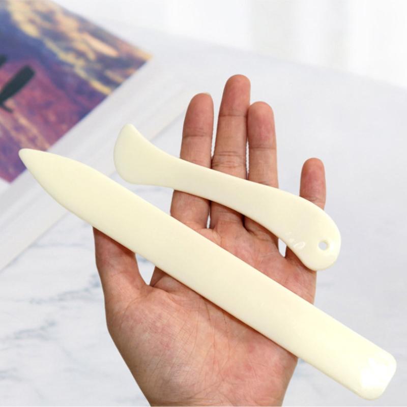 Leather Craft Bone Folder 2Pcs - Sewing Necessities 评论和价格