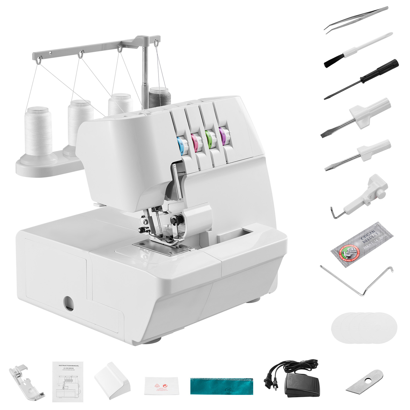 SucceBuy Serger Overlock Sewin - Sewing Machine Yarn 评论和价格