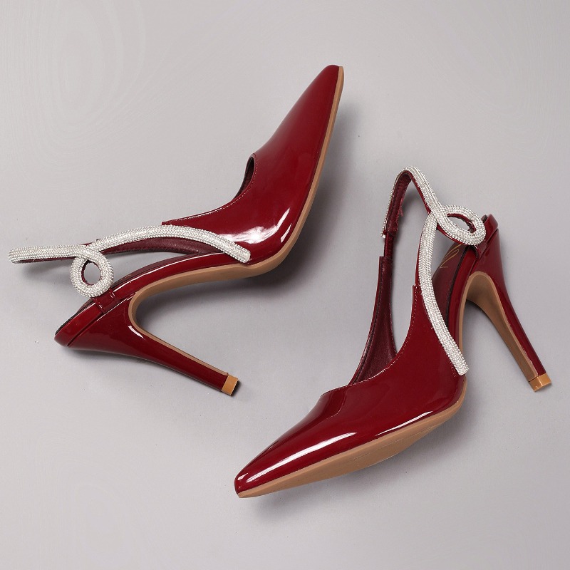 Sexy Patent Leather Pointed To - Elastic Waistband Roll 评论和价格