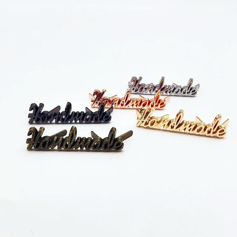 10Pcs Handmade Letter Metal La - Sewing Label 评论和价格