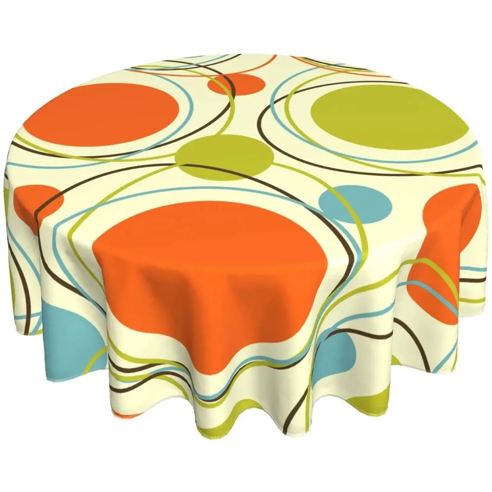 Table Cloth Colorful 1950s Ret - Century Textile & Sewing Supply By Owner 评论和价格