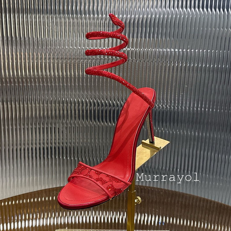 Sandals Thin High Heels Women  - Elastic Waistband Roll 评论和价格