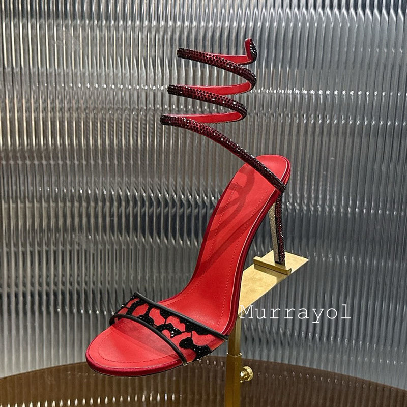 Sandals Thin High Heels Women  - Elastic Waistband Roll 评论和价格