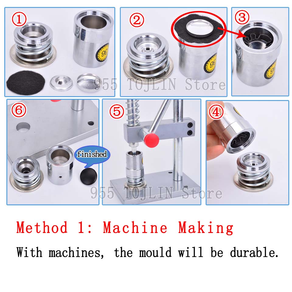 J-100Sets 16L-60L Plastic back - Button Hole Cutter 评论和价格