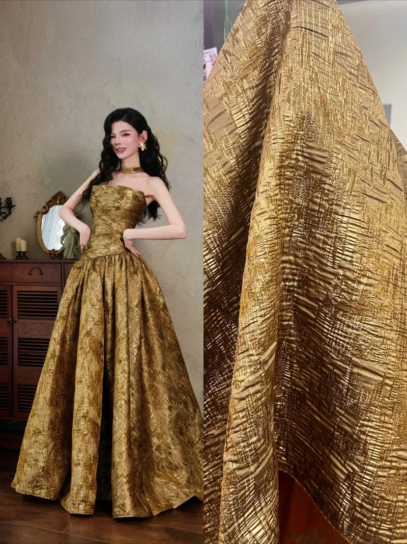 Bronze Brown Textured Irregula - Textile And Sewing Materials 评论和价格