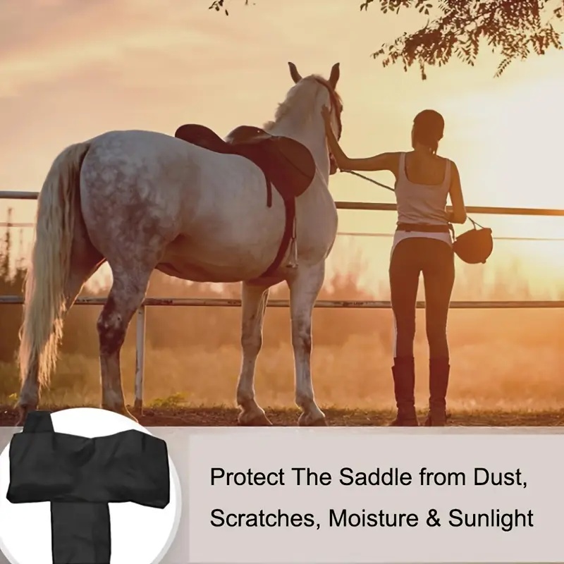 Horse Saddle Cover Dust-proof  - Elastic Waistband Roll 评论和价格