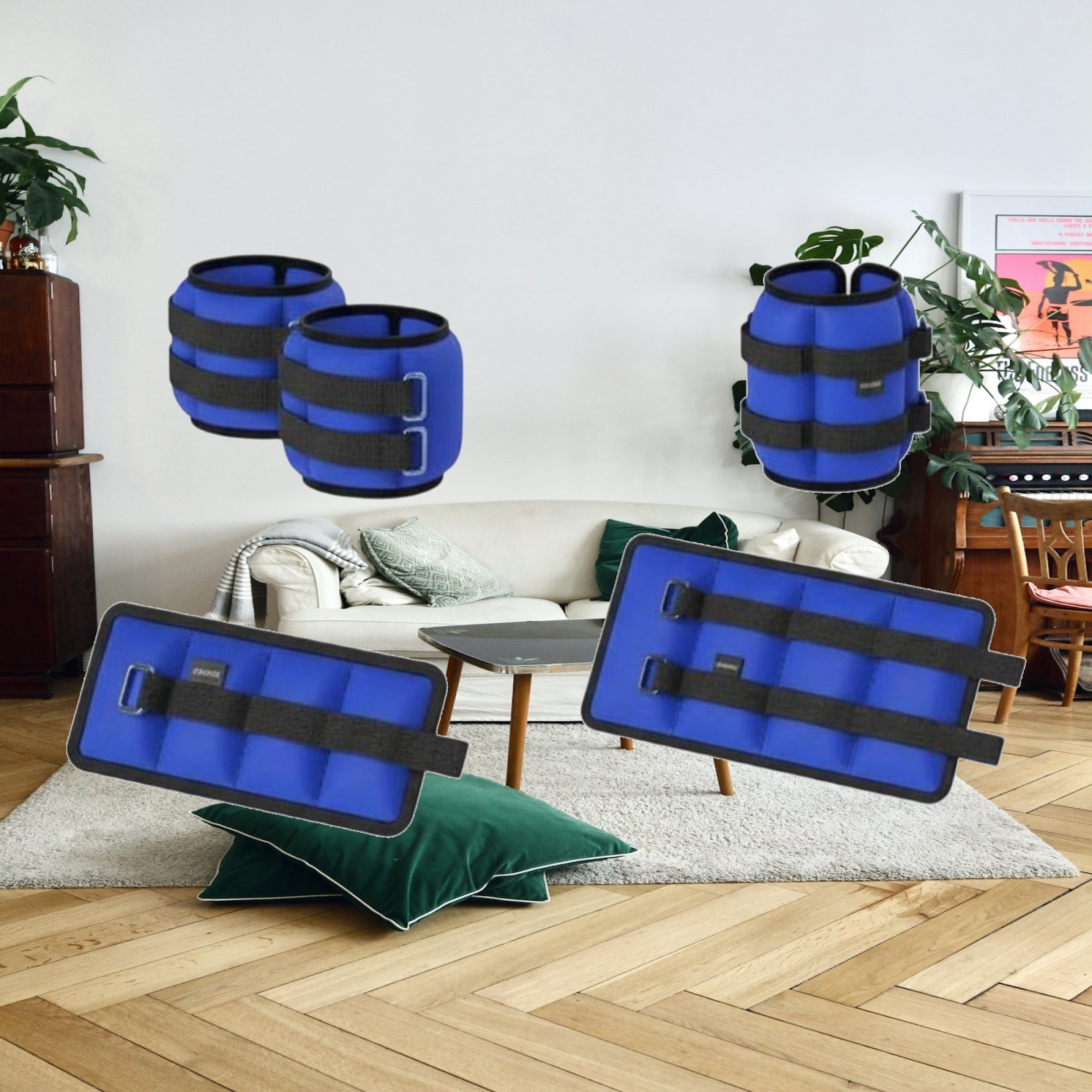 Leg Sandbag 1kg Ankle Weights  - Fabric Weight Set 评论和价格