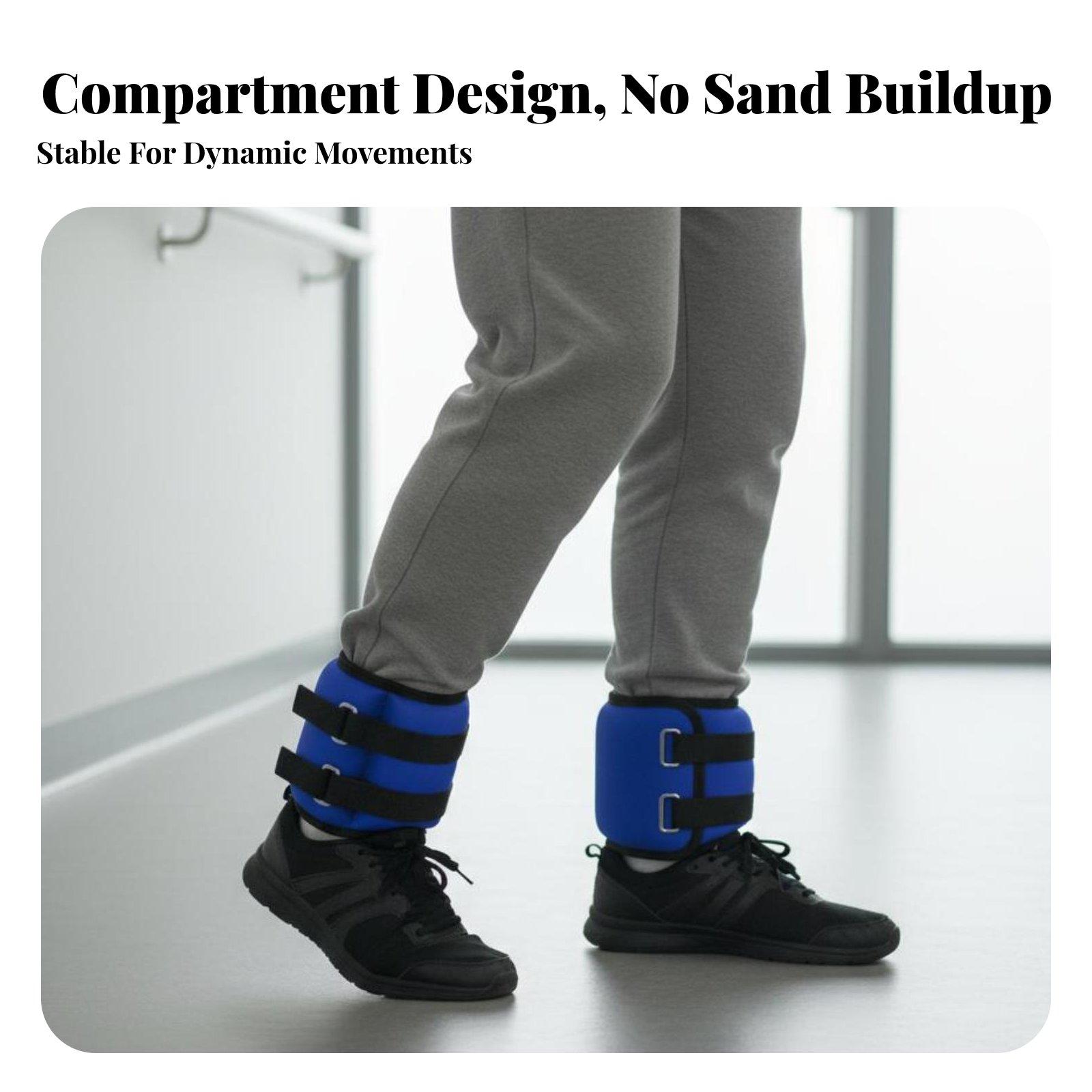 Leg Sandbag 1kg Ankle Weights  - Fabric Weight Set 评论和价格