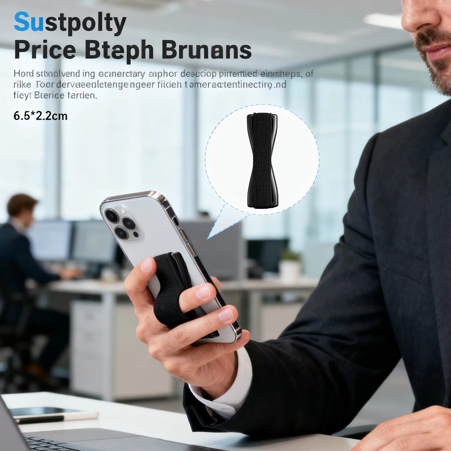 Portable Phone Grip Elastic St - Elastic Waistband Roll 评论和价格