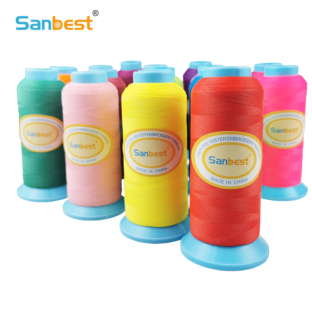 Sanbest Matt Embroidery Thread - Serger Thread Cone 评论和价格